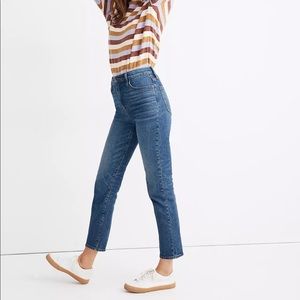 NWT Madewell Classic Straight Jean in Coldbrook Wash size 27 tall